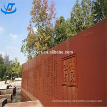 Australia / New Zealand customer used corten plate hot rolled 5mm corten sheet